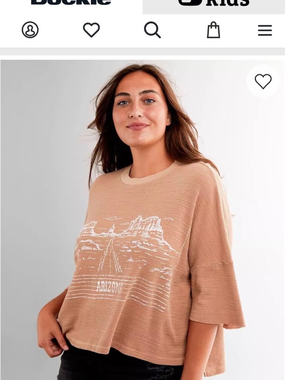 Modish Rebel Arizona Waffle Top